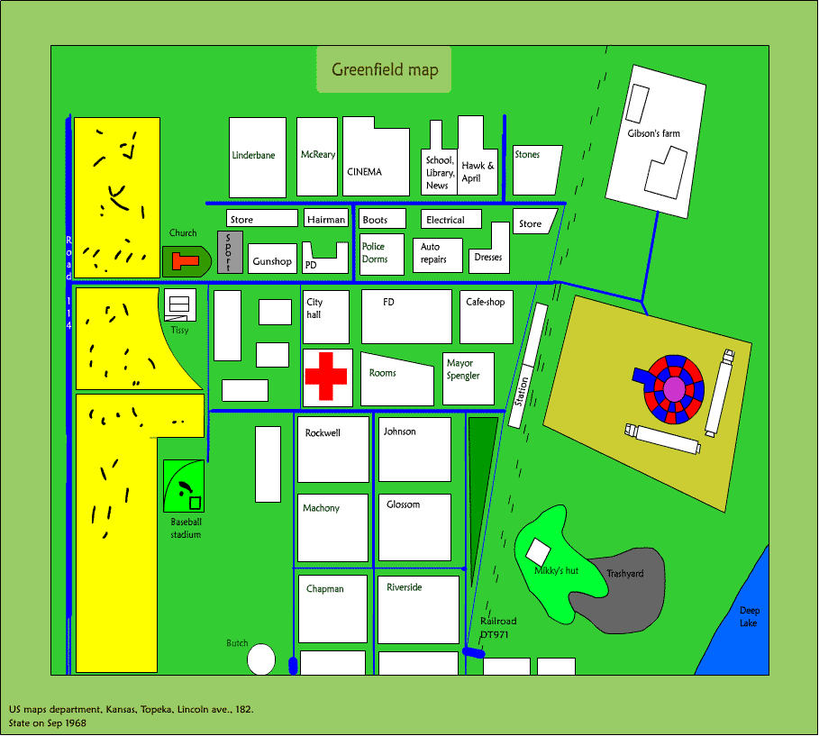 Карта Гринфилда